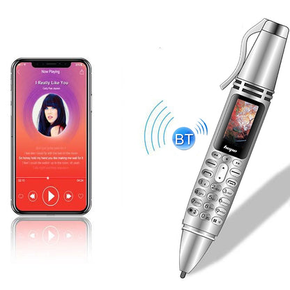 AK007 Mobile Phone, Multifunctional Remote Noise Reduction Back-clip Recording Pen with 0.96 inch Color Screen, Dual SIM Dual Standby, Support Bluetooth, GSM, LED Light, Handwriting (Red) - Others by buy2fix | Online Shopping UK | buy2fix