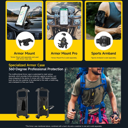 [HK Warehouse] Ulefone Armor 27 Pro Rugged Phone, 12GB+256GB, Night Vision, 10600mAh, 6.78 inch Android 14 MediaTek Dimensity 6300 Octa Core, Network: 5G, NFC (Black) - Ulefone by Ulefone | Online Shopping UK | buy2fix