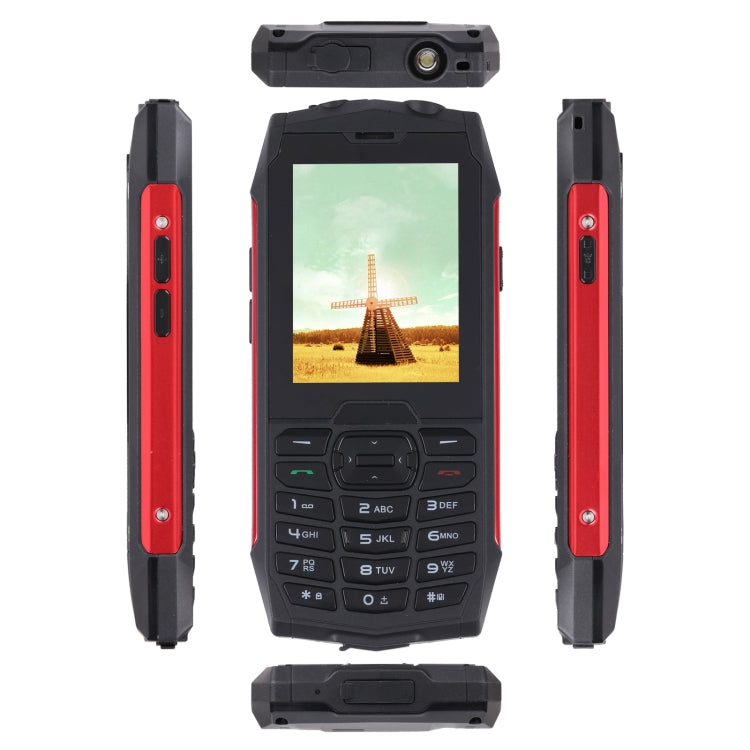 Rugtel R3C Rugged Phone, IP68 Waterproof Dustproof Shockproof, 2.8 inch, MTK6261D, 2000mAh Battery, SOS, FM, Dual SIM(Red) - Others by Rugtel | Online Shopping UK | buy2fix