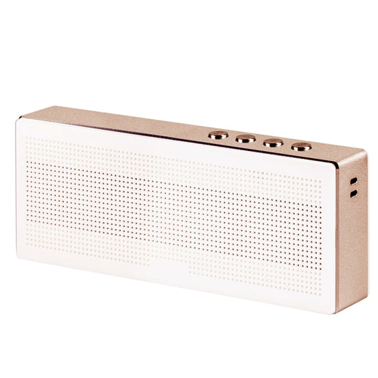 YM370 Multifunctional Bluetooth Speaker with Mic, Support Hands-free Calls & TF Card(Rose Gold) - Desktop Speaker by buy2fix | Online Shopping UK | buy2fix