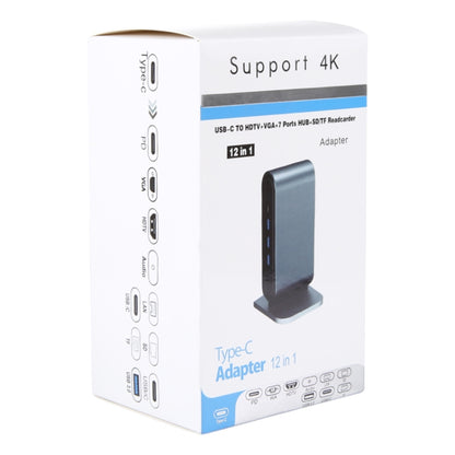 BYL-2201 12 in 1 USB-C / Type-C HUB Adapter - USB HUB by buy2fix | Online Shopping UK | buy2fix