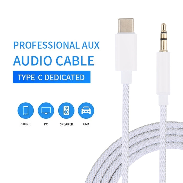 JH-030-A USB-C/Type-C to 3.5mm AUX Audio Adapter Cable - Video & Audio Cable by buy2fix | Online Shopping UK | buy2fix