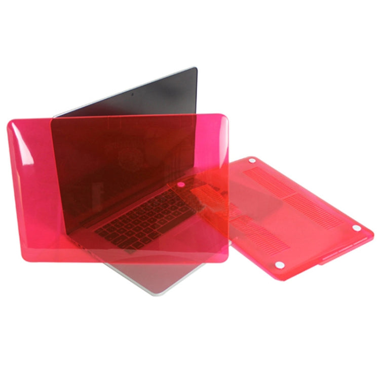 Hard Crystal Protective Case for Macbook Pro Retina 15.4 inch(Red) - MacBook Pro Cases by buy2fix | Online Shopping UK | buy2fix