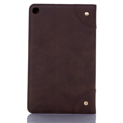 Retro Book Style Horizontal Flip Leather Case for Galaxy Tab A 8 (2019) P200 / P205,  with Holder & Card Slots & Wallet (Coffee) - Tab A 8.0 & S Pen (2019) P200/P205 by buy2fix | Online Shopping UK | buy2fix