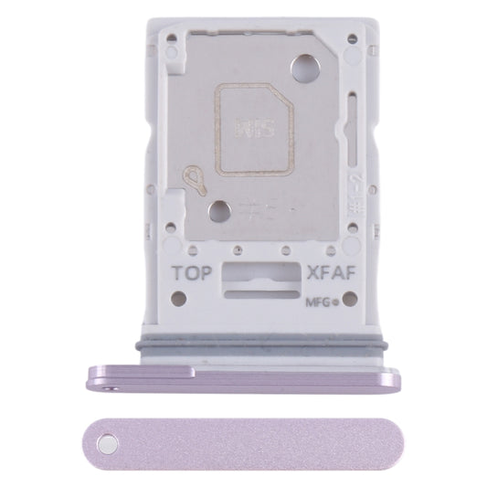 Original SIM + Micro SD Card Tray for Samsung Galaxy Tab S9+ (Purple) - Card Socket by buy2fix | Online Shopping UK | buy2fix