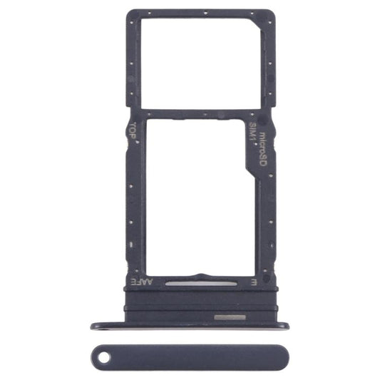 For Samsung Galaxy A16 SM-A165F Original SIM Card Tray + Micro SD Card Tray (Black) - Galaxy A Series Parts by buy2fix | Online Shopping UK | buy2fix