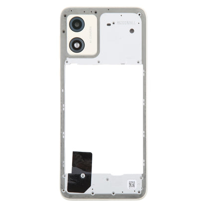 For Motorola Moto E13 Original Middle Frame Bezel Plate (Gold) - Frame Bezel Plate by buy2fix | Online Shopping UK | buy2fix