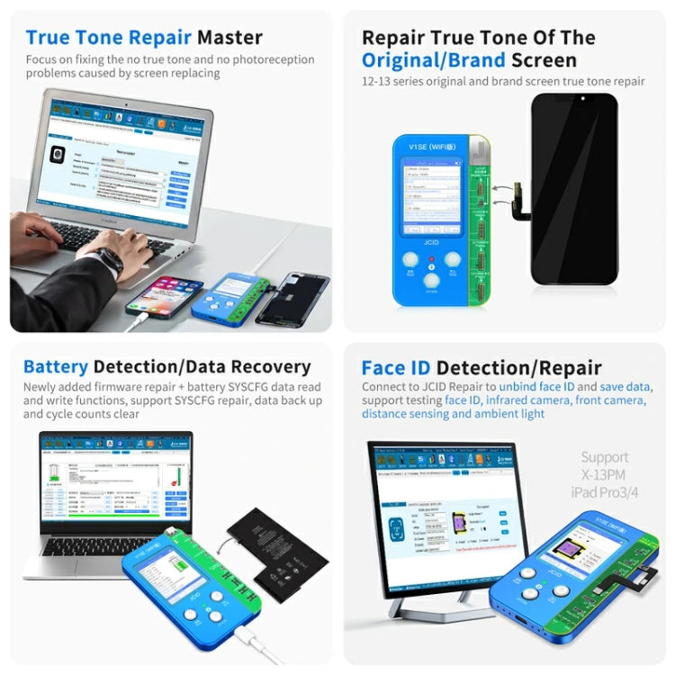 JC V1SE Mobile Phone Code Reading Programmer Set For iPhone - Repair Programmer by JC | Online Shopping UK | buy2fix