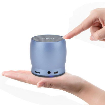 EWA A150 Portable Mini Bluetooth Speaker Wireless Hifi Stereo Strong Bass Music Boom Box Metal Subwoofer, Support Micro SD Card & 3.5mm AUX(Blue) - Desktop Speaker by EWA | Online Shopping UK | buy2fix