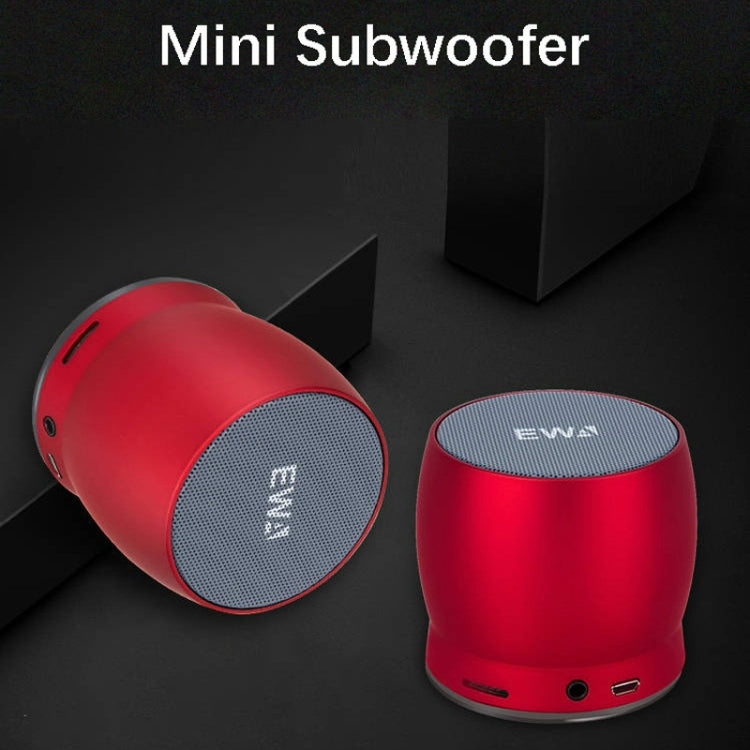 EWA A150 Portable Mini Bluetooth Speaker Wireless Hifi Stereo Strong Bass Music Boom Box Metal Subwoofer, Support Micro SD Card & 3.5mm AUX(Blue) - Desktop Speaker by EWA | Online Shopping UK | buy2fix