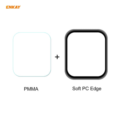 For Apple Watch 6/5/4/SE 40mm ENKAY Hat-Prince 3D Full Screen Soft PC Edge + PMMA HD Screen Protector Film - Watch Cases by ENKAY | Online Shopping UK | buy2fix