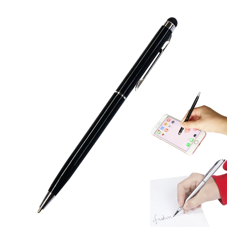 AT-18 3 in 1 Rotary Mobile Phone Touch Screen Handwriting Pen is Suitable for Apple / Huawei / Samsung(Black) - Stylus Pen by buy2fix | Online Shopping UK | buy2fix