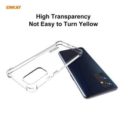 For OnePlus 9 Hat-Prince ENKAY Clear TPU Shockproof Case Soft Anti-slip Cover - OnePlus Cases by ENKAY | Online Shopping UK | buy2fix