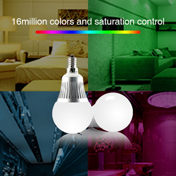 FUT013 5W E14 RGB + CCT LED Bulb AC100~240v 2.4g WiFi Remote Control Dimmable Led Lights - Smart Light Bulbs by buy2fix | Online Shopping UK | buy2fix