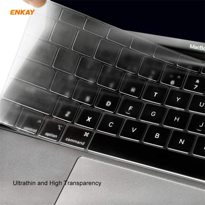 ENKAY 3 in 1 Matte Laptop Protective Case + US Version TPU Keyboard Film + Anti-dust Plugs Set for MacBook Pro 13.3 inch A2251 & A2289 & A2338 (with Touch Bar)(Orange) - MacBook Pro Cases by ENKAY | Online Shopping UK | buy2fix