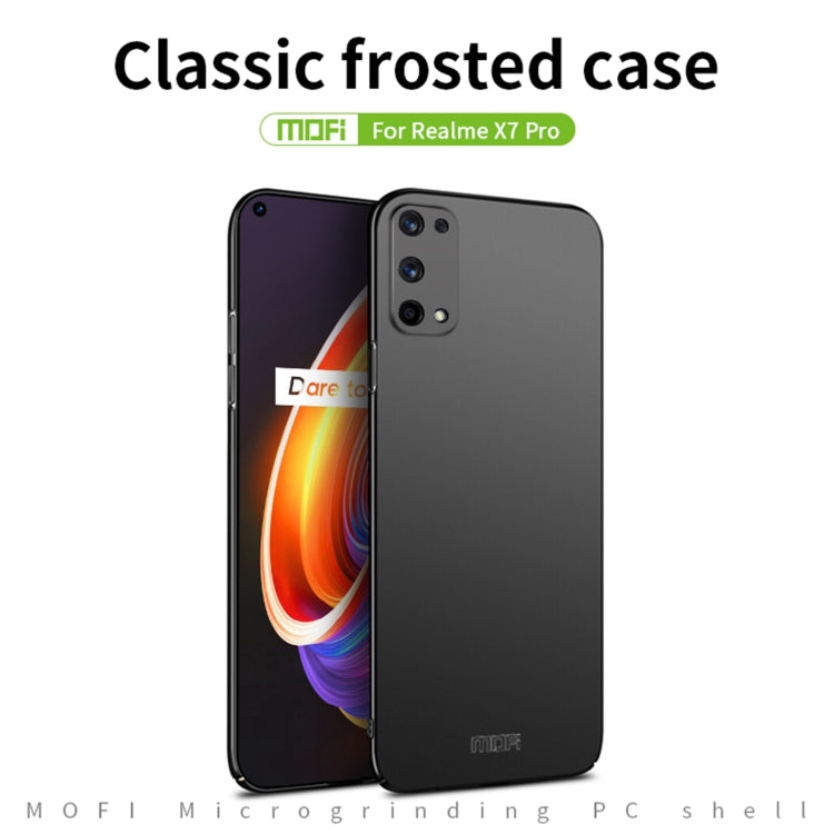 For OPPO Realme X7 Pro MOFI Frosted PC Ultra-thin Hard Case(Black) - Realme Cases by MOFI | Online Shopping UK | buy2fix