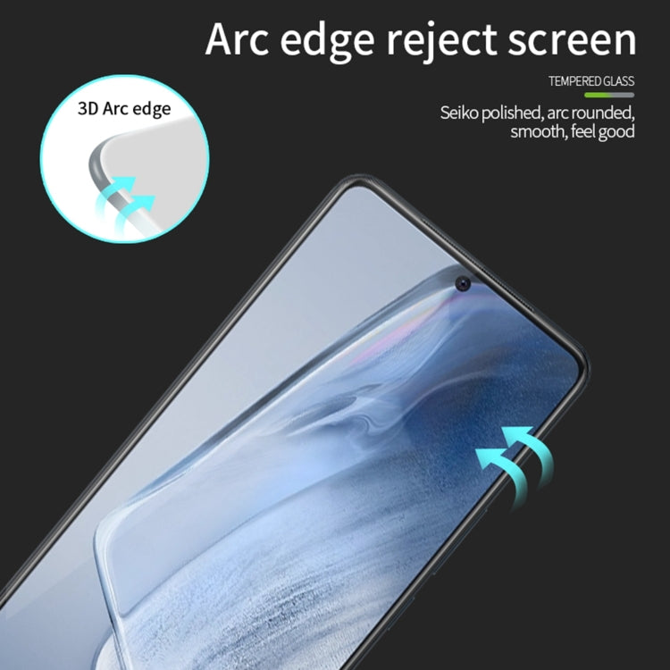 For vivo iQOO Neo5 PINWUYO 9H 3D Curved Full Screen Explosion-proof Tempered Glass Film(Black) - vivo Tempered Glass by PINWUYO | Online Shopping UK | buy2fix