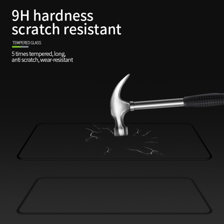 For Xiaomi Mi 11 Lite PINWUYO 9H 3D Curved Full Screen Explosion-proof Tempered Glass Film(Black) -  by PINWUYO | Online Shopping UK | buy2fix