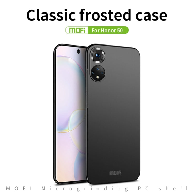 For Honor 50 MOFI Frosted PC Ultra-thin Hard Case(Rose Gold) - Honor Cases by MOFI | Online Shopping UK | buy2fix