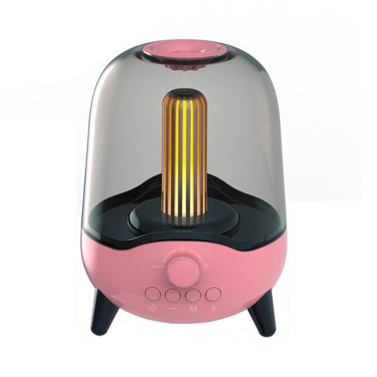 LP-20 LED Night Light Wireless Bluetooth 5.0 Music Speaker Support TF Card / AUX(Pink) - Desktop Speaker by buy2fix | Online Shopping UK | buy2fix