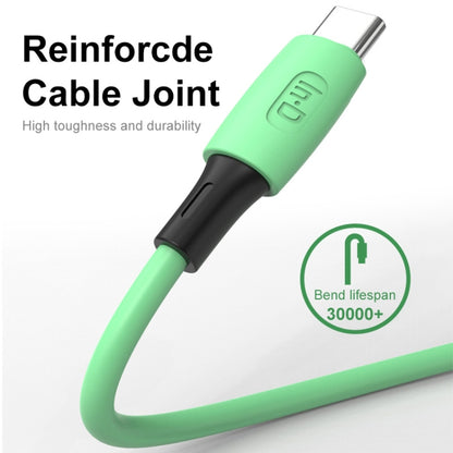 ENKAY Hat-Prince ENK-CB1101 5A USB to USB-C / Type-C Silicone Super Fast Charging Cable, Cable Length: 1.2m(Green) - USB-C & Type-C Cable by ENKAY | Online Shopping UK | buy2fix