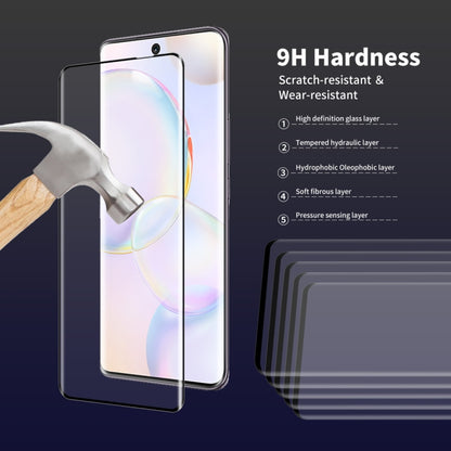 5 PCS For Honor 50 ENKAY Hot Bending Explosion-proof Full Tempered Glass Film - Honor Tempered Glass by ENKAY | Online Shopping UK | buy2fix