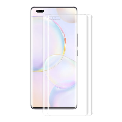 For Honor 50 Pro 2 PCS ENKAY Hat-Prince 3D Curved Full Coverage PET Hot Bending HD Screen Protector Soft Film Support Fingerprint Unlock - For Huawei by ENKAY | Online Shopping UK | buy2fix