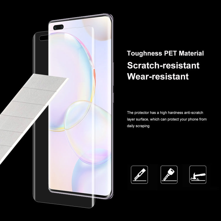 For Honor 50 Pro 2 PCS ENKAY Hat-Prince 3D Curved Full Coverage PET Hot Bending HD Screen Protector Soft Film Support Fingerprint Unlock - For Huawei by ENKAY | Online Shopping UK | buy2fix