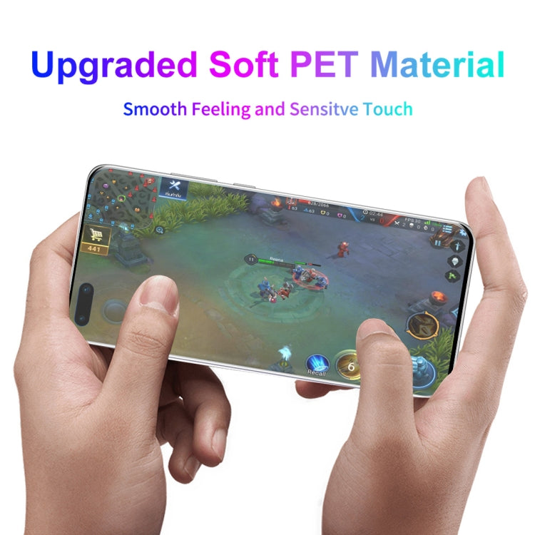 For Honor 50 Pro 2 PCS ENKAY Hat-Prince 3D Curved Full Coverage PET Hot Bending HD Screen Protector Soft Film Support Fingerprint Unlock - For Huawei by ENKAY | Online Shopping UK | buy2fix