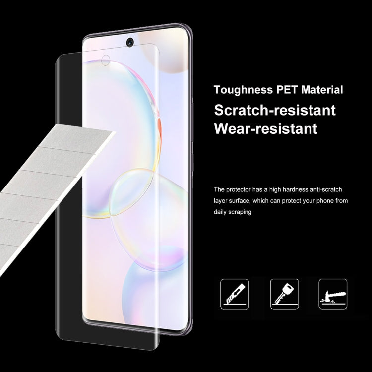 For Honor 50 ENKAY Hat-Prince 3D Curved Full Coverage PET Hot Bending HD Screen Protector Soft Film Support Fingerprint Unlock - For Huawei by ENKAY | Online Shopping UK | buy2fix