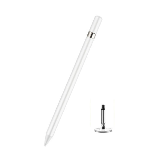 AT-26 2 in 1 Mobile Phone Touch Screen Capacitive Pen Writing Pen with 1 Pen Tip(White) - Stylus Pen by buy2fix | Online Shopping UK | buy2fix