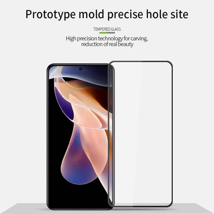 For Xiaomi Redmi Note 11 Pro / Note 11 Pro+ PINWUYO 9H 3D Curved Full Screen Explosion-proof Tempered Glass Film(Black) -  by PINWUYO | Online Shopping UK | buy2fix