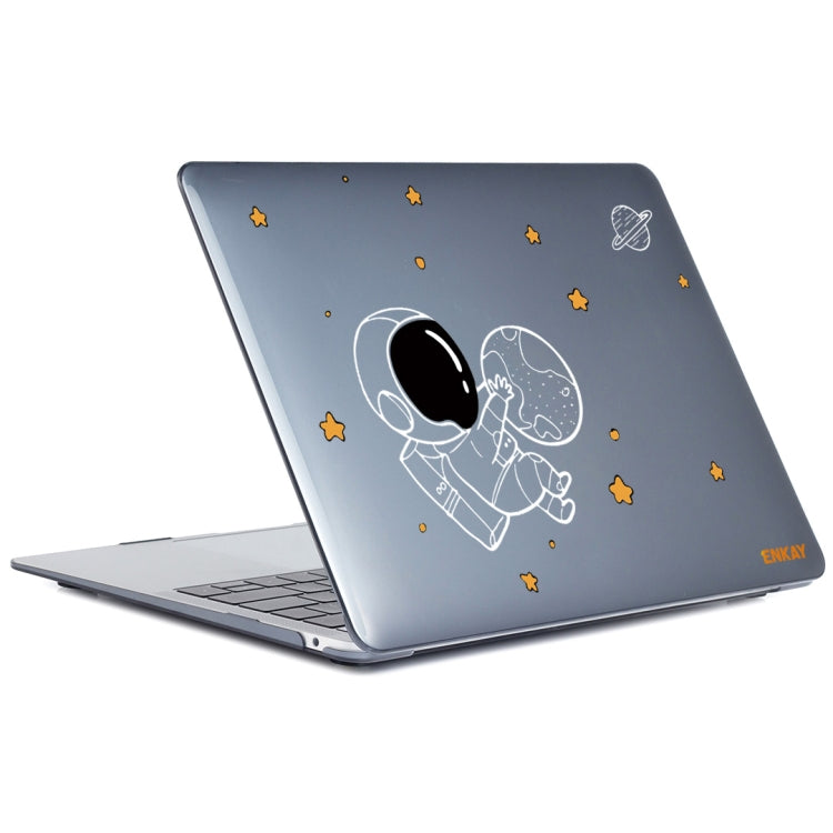 For MacBook Air 13.3 inch A1932 2018 ENKAY Spaceman Pattern Laotop Protective Crystal Case(Spaceman No.5) - MacBook Air Cases by ENKAY | Online Shopping UK | buy2fix