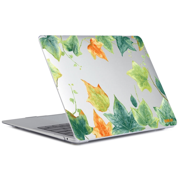 ENKAY Hat-Prince Forest Series Pattern Laotop Protective Crystal Case for MacBook Pro 16.2 inch A2485 2021(Ivy Leaf Pattern) - MacBook Pro Cases by ENKAY | Online Shopping UK | buy2fix