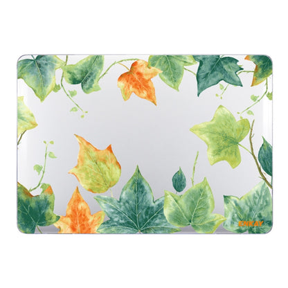 ENKAY Hat-Prince Forest Series Pattern Laotop Protective Crystal Case for MacBook Pro 15.4 inch A1707 / A1990(Ivy Leaf Pattern) - MacBook Pro Cases by ENKAY | Online Shopping UK | buy2fix