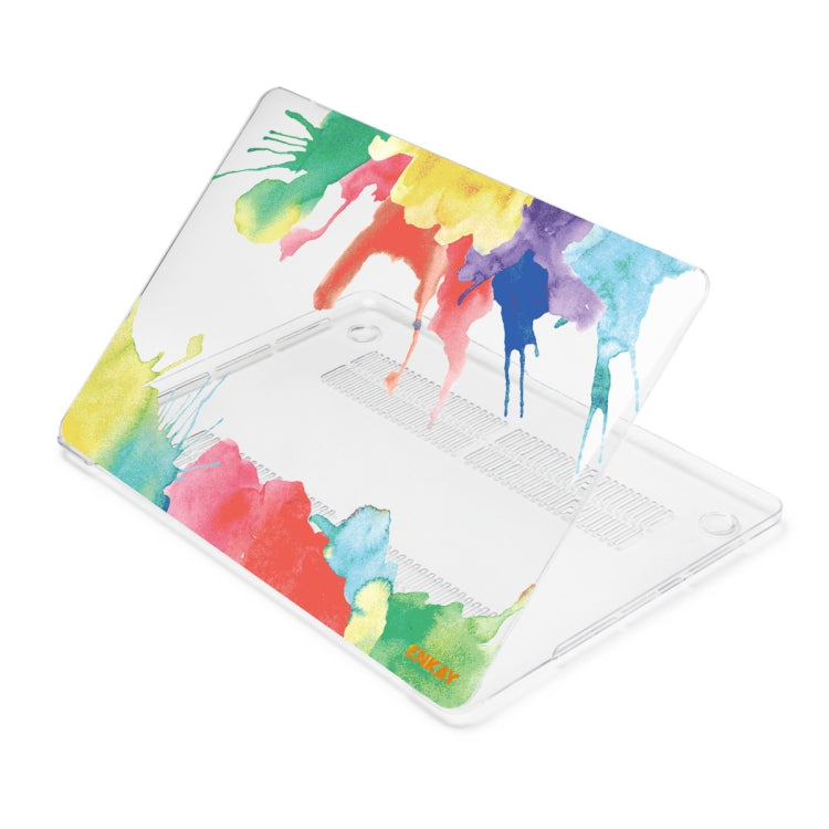 ENKAY Hat-Prince Forest Series Pattern Laotop Protective Crystal Case for MacBook Air 13.3 inch A1932 2018(Watercolor Pattern) - MacBook Air Cases by ENKAY | Online Shopping UK | buy2fix