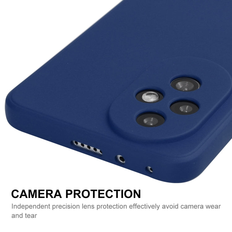 For Honor 200 Pro ENKAY Liquid Silicone Soft Shockproof Phone Case(Dark Blue) - Honor Cases by ENKAY | Online Shopping UK | buy2fix