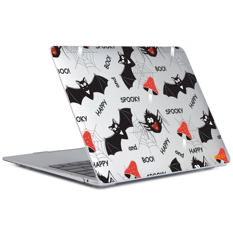 For MacBook Air 13.3 inch A1932 / A2179 / A2337 ENKAY Animal Series Pattern Laotop Protective Crystal Case(Bat) - MacBook Air Cases by ENKAY | Online Shopping UK | buy2fix