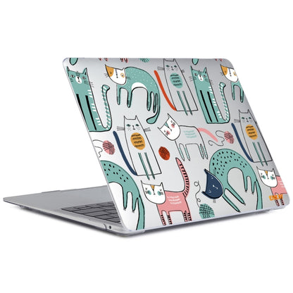 ENKAY Animal Series Pattern Laotop Protective Crystal Case For MacBook Pro 13.3 inch A2251 / A2289 / A2338 2020(Thin Cat) - MacBook Pro Cases by ENKAY | Online Shopping UK | buy2fix