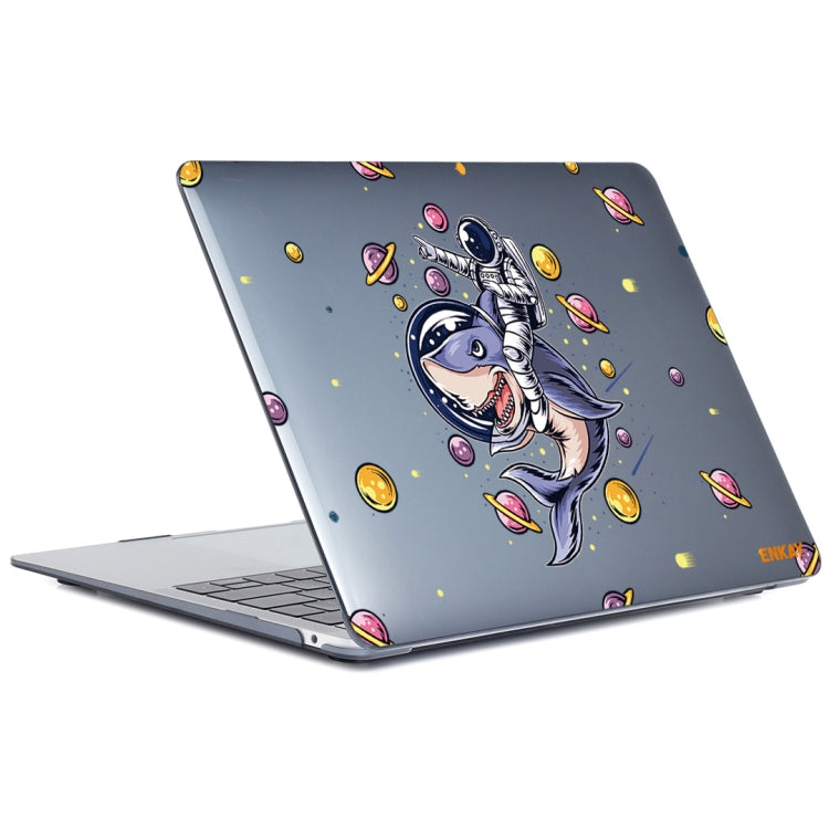 ENKAY Star Series Pattern Laotop Protective Crystal Case For MacBook Pro 14.2 inch A2442 (2021)(Shark Astronaut) - MacBook Pro Cases by ENKAY | Online Shopping UK | buy2fix