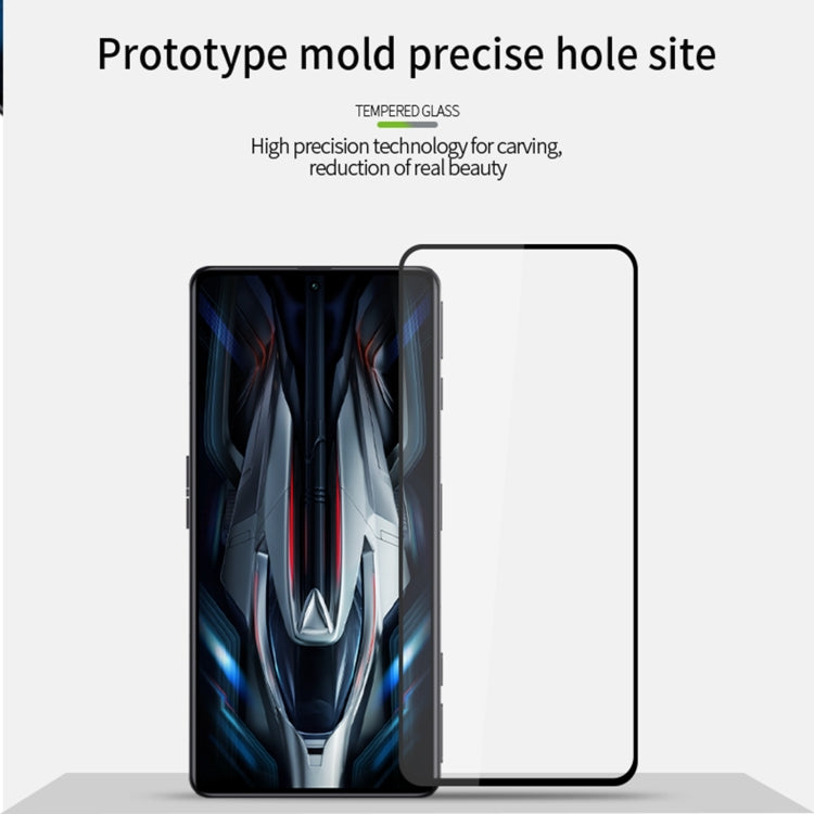 For Xiaomi Redmi K50 Gaming PINWUYO 9H 2.5D Full Screen Tempered Glass Film(Black) -  by PINWUYO | Online Shopping UK | buy2fix