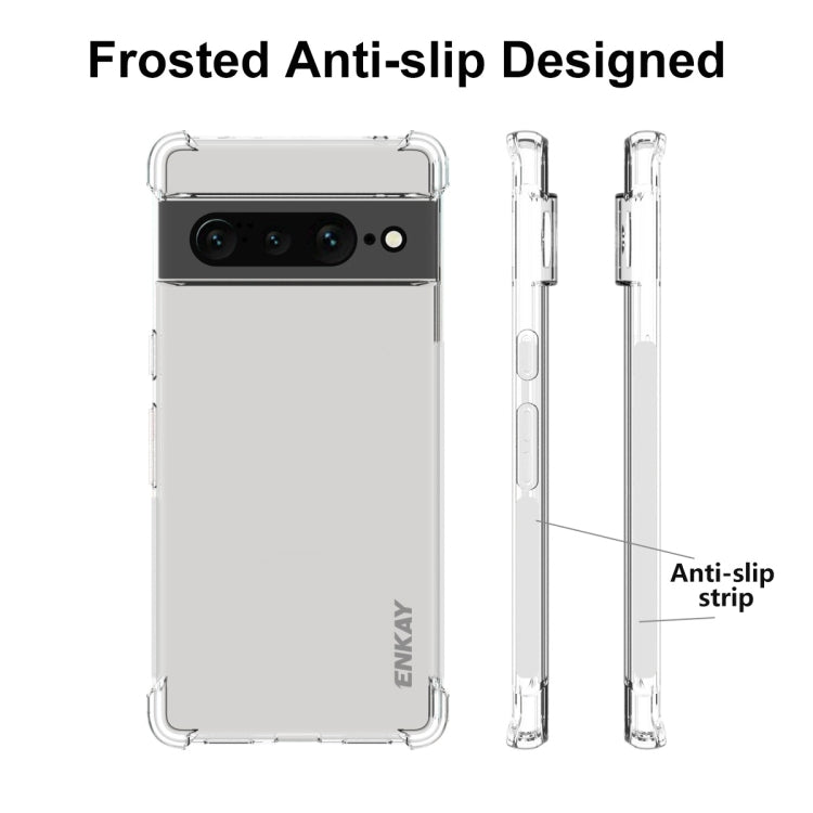 For Google Pixel 7 Pro ENKAY Clear TPU Shockproof Case - Google Cases by ENKAY | Online Shopping UK | buy2fix