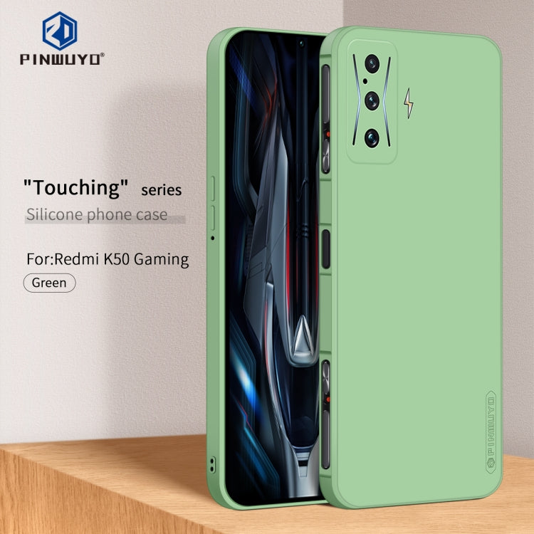 For Xiaomi Redmi K50 Gaming PINWUYO Sense Series Liquid Silicone TPU Phone Case(Green) - More Brand by PINWUYO | Online Shopping UK | buy2fix