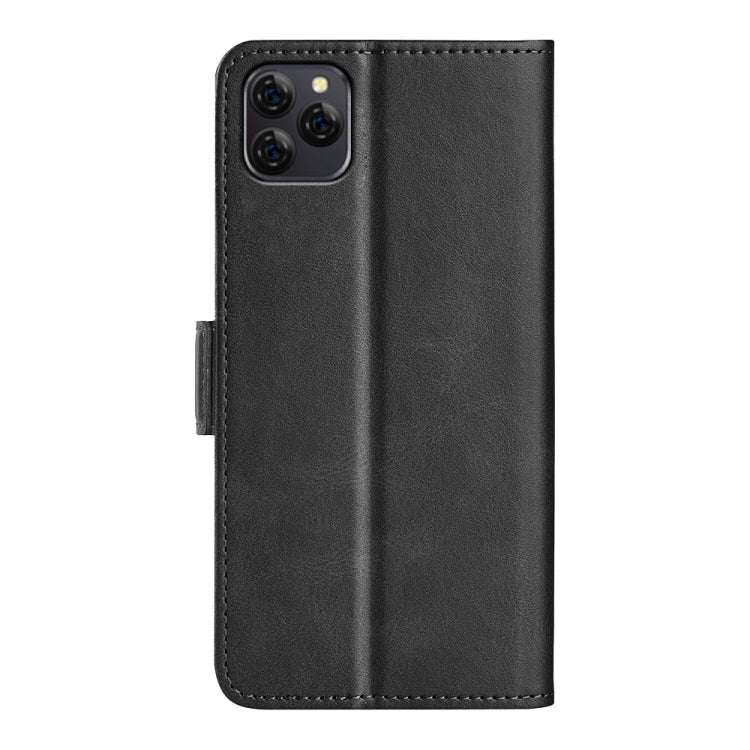 For Blackview A95 Dual-side Magnetic Buckle Leather Phone Case(Black) - More Brand by buy2fix | Online Shopping UK | buy2fix