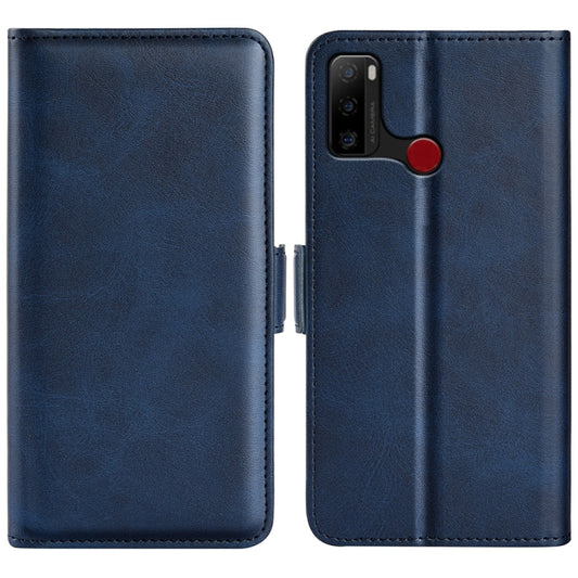 For Ulefone note 10 Dual-side Magnetic Buckle Leather Phone Case(Dark Blue) - Ulefone Cases by buy2fix | Online Shopping UK | buy2fix
