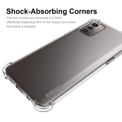 For Nokia G21 / G11 ENKAY Clear TPU Shockproof Phone Case - Nokia Cases by ENKAY | Online Shopping UK | buy2fix