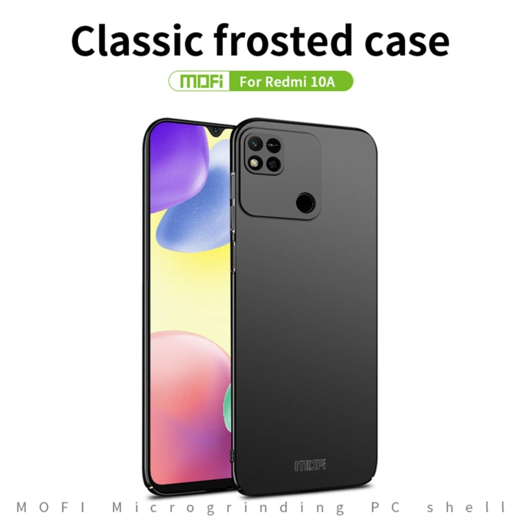 For Xiaomi Redmi 10A MOFI Frosted PC Ultra-thin Hard Case(Blue) - Xiaomi Cases by MOFI | Online Shopping UK | buy2fix