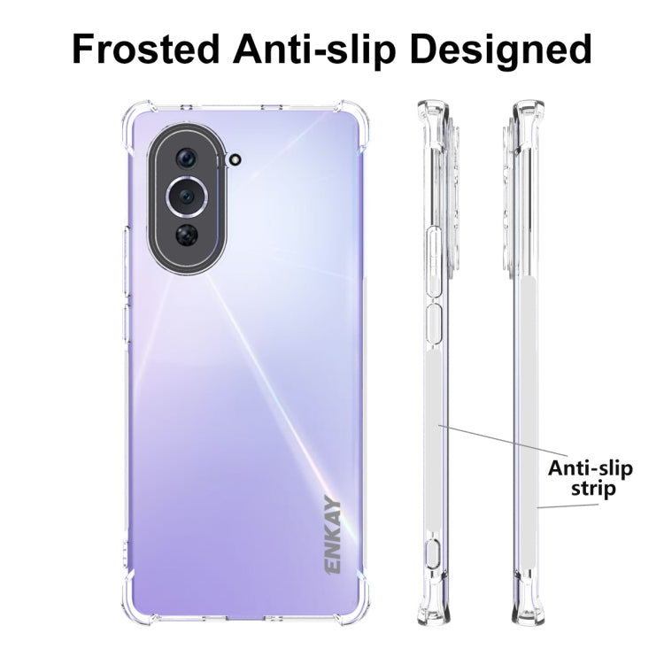 For Huawei Nova 10 4G ENKAY Transparent TPU Shockproof Phone Case - Huawei Cases by ENKAY | Online Shopping UK | buy2fix