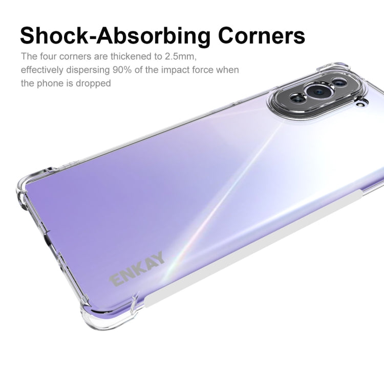 For Huawei Nova 10 4G ENKAY Transparent TPU Shockproof Phone Case - Huawei Cases by ENKAY | Online Shopping UK | buy2fix