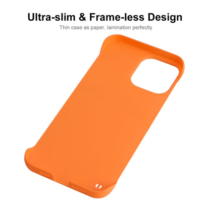 For iPhone 14 Pro Max ENKAY Matte Frameless PC Phone Case(Orange) - iPhone 14 Pro Max Cases by ENKAY | Online Shopping UK | buy2fix